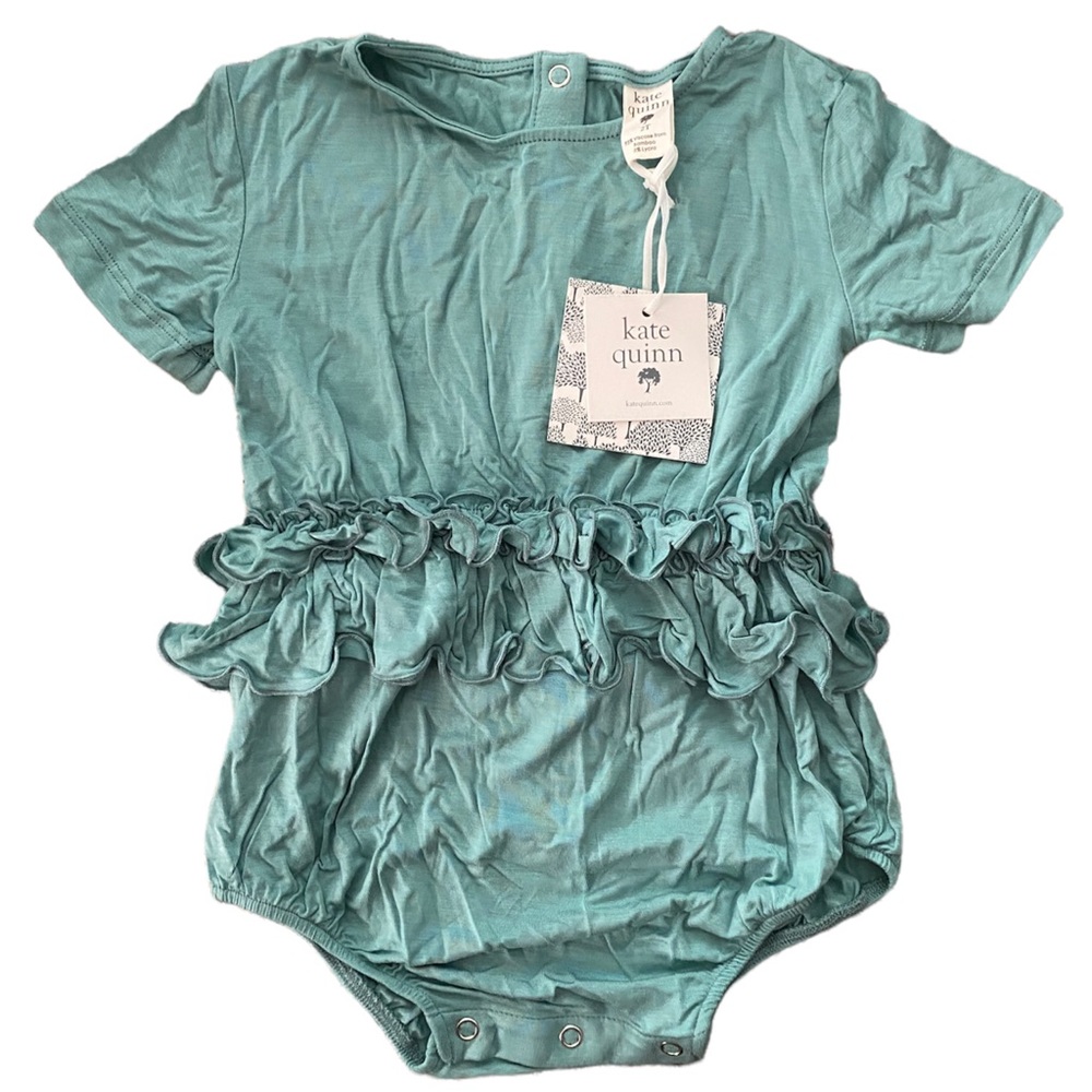 kate quinn short sleeve double skirted bubble